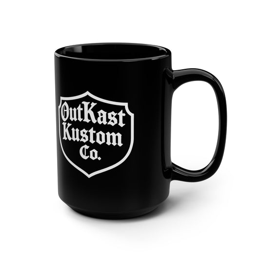 OutKast Kustom Co. Black 15oz Coffee Mug