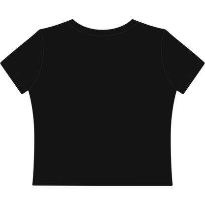 Outkast Kustom Co. Women's Baby Tee — Script Logo Cropped Graphic Tee