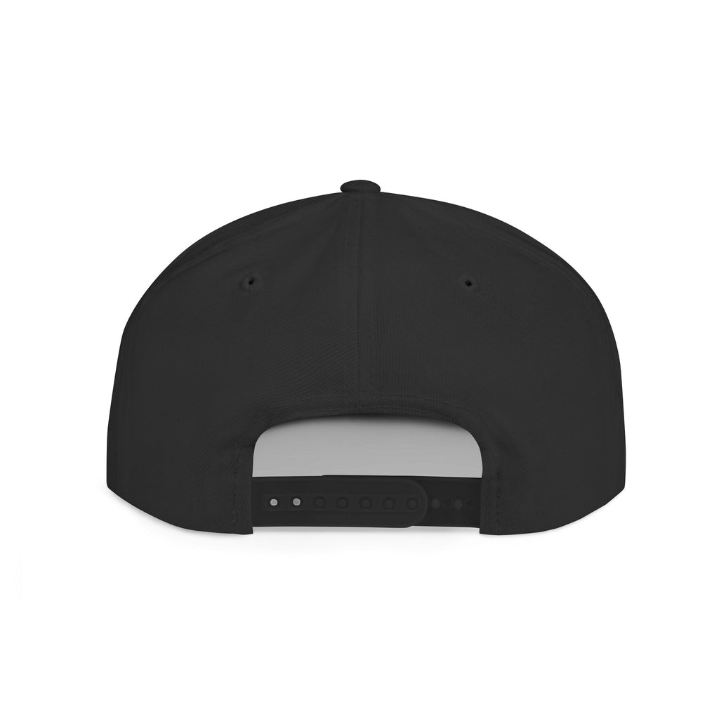 OutKast Kustom Co. Shield logo Flat Bill Snapback | Embroidered Black Cap