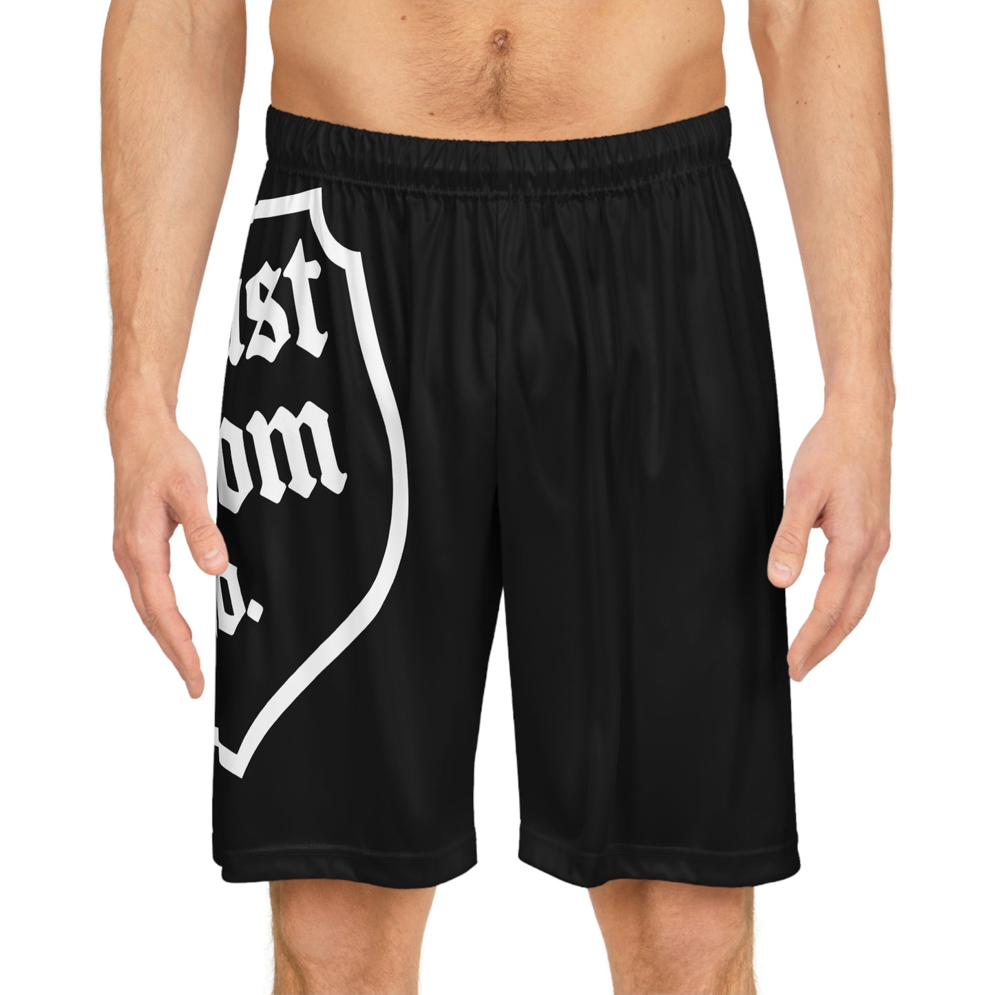 Basketball Shorts Black 'Outkast Custom Co.' Athletic