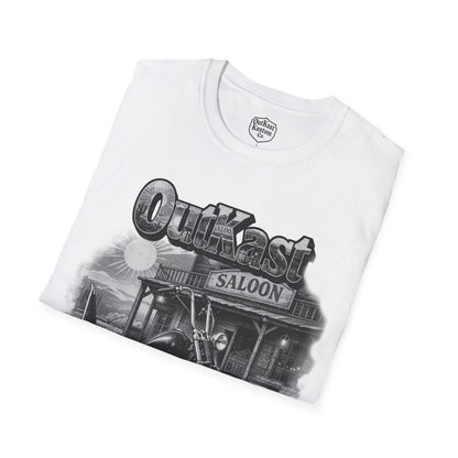 Outkast Kustom Co. Motorcycle T-Shirt — Vintage Chopper Saloon Tee 100% transparency