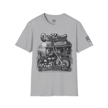 Outkast Kustom Co. Motorcycle T-Shirt — Vintage Chopper Saloon Tee 100% transparency