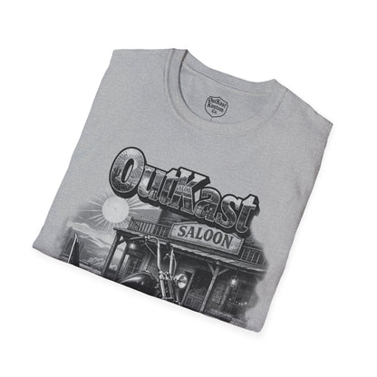 Outkast Kustom Co. Motorcycle T-Shirt — Vintage Chopper Saloon Tee 100% transparency