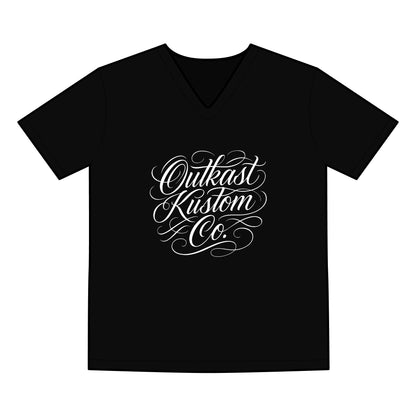 Outkast Kustom Co. Script V‑Neck Tee