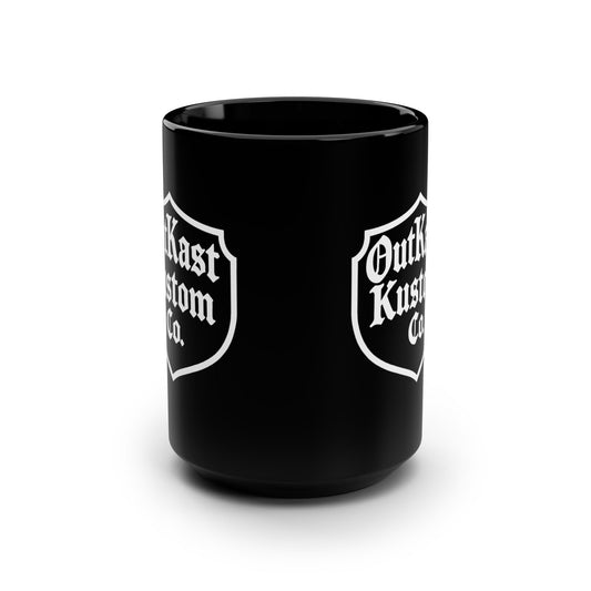 OutKast Kustom Co. Black 15oz Coffee Mug